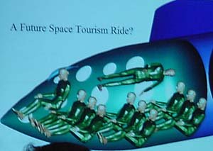 Future space tourists