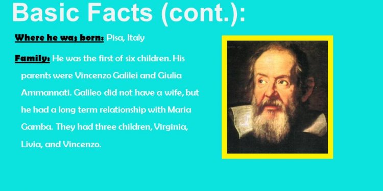 What did Galileo Galilei discovered?